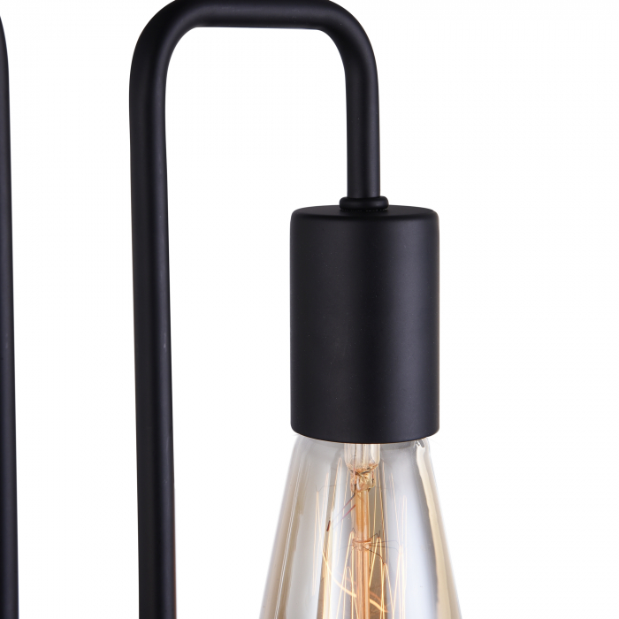 Aplica Gilbert T532WL-02B, 2xE27, neagra+transparenta, IP20, Maytoni [3]