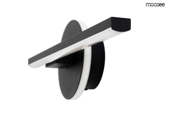 Aplică Horizon 31x8,5x11 cm, Metal și Aluminiu Negru - Moosee [3]