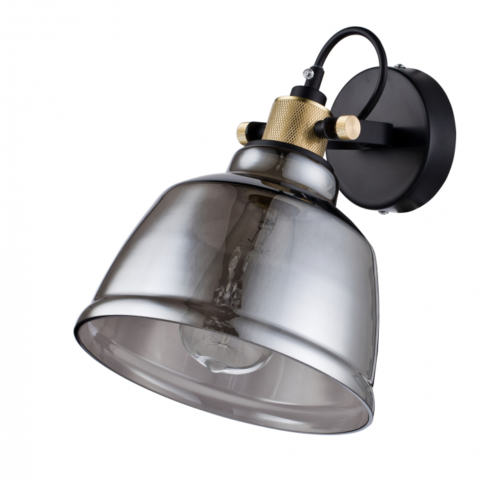 Aplica Irving T163-01-C, 1xE27, neagra+fumurie, IP20, Maytoni [3]