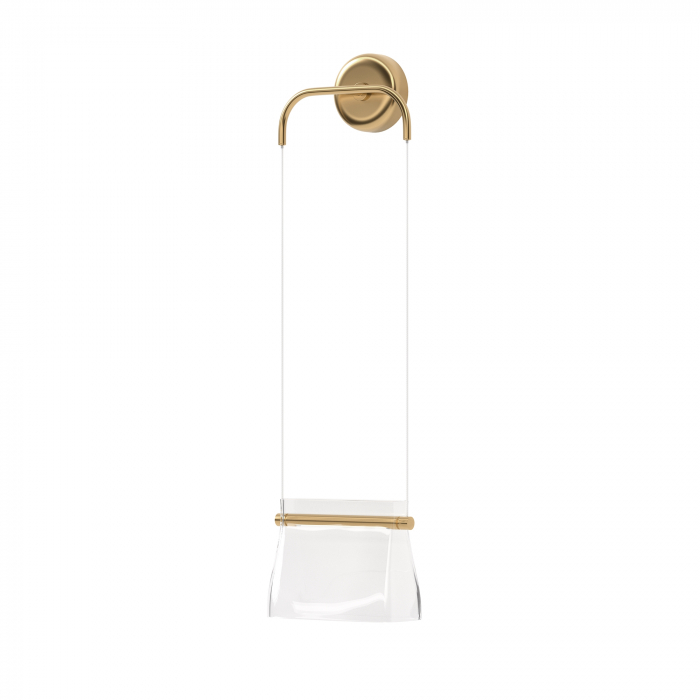 Aplica LED Cabaret MOD170WL-L8BS3K1, 8W, 850lm, lumina calda, IP20, auriu+transparent, Maytoni [1]