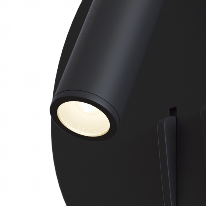 Aplica LED Ios C176-WL-01-6W-B, 9W, 600lm, lumina calda, IP20, neagra, Maytoni [3]