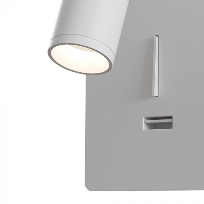 Aplica LED Mirax C041WL-L3W3K, 3W, 200lm, lumina calda, IP20, alba, Maytoni [2]
