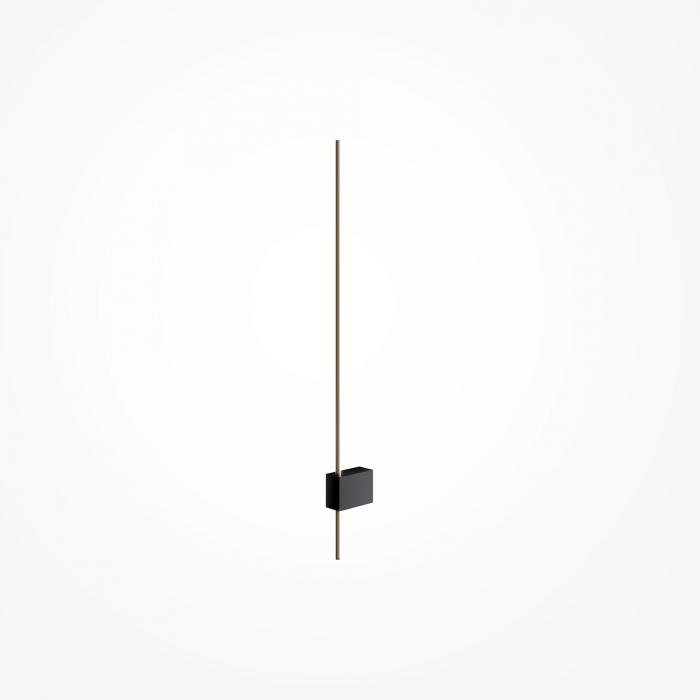 Aplica LED Pars C070WL-L6GB3K, 6W, 500lm, lumina calda, IP20, neagra+aurie, Maytoni [1]