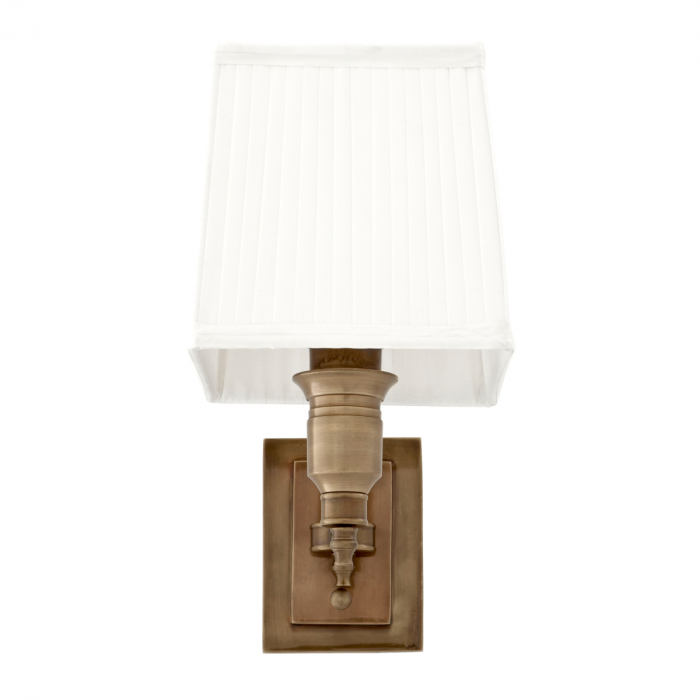   Aplica Lexington Single din alamă antică, inclusiv alb sh 108933 EICHHOLTZ [4]