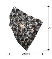 Aplica lux romb cristale K9 Nibisa 29x25 cm, 160785 - Schuller [3]