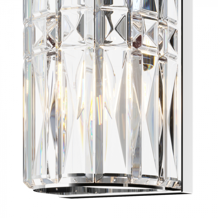 Aplica Facet MOD094WL-03CH, 3xE14, crom+transparenta, IP20, Maytoni [2]
