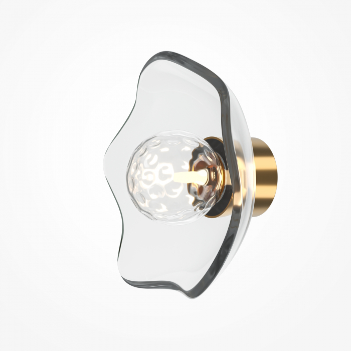 Aplica Miracle MOD207WL-01BS, 1xG9, aurie+transparenta, IP20, Maytoni [1]