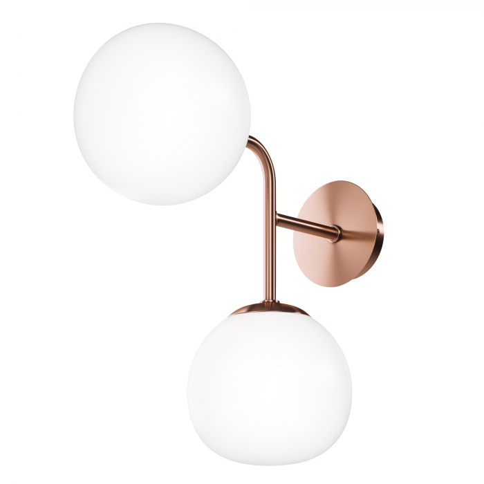 Aplica Erich MOD221-WL-02-G, 2xE14, alba+aurie, IP20, Maytoni [1]