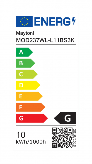 Aplica LED Light Stick MOD237WL-L11BS3K, 10W, 750lm, lumina calda, IP20, aurie, Maytoni [5]