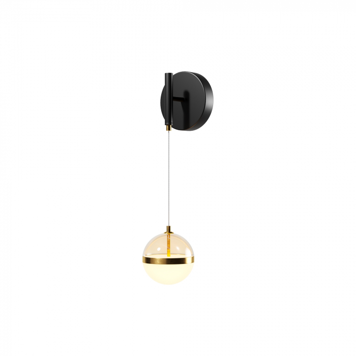 Aplica perete AREA Negru si auriu 3000k MOD295WL-L12BBS3K Maytoni Modern [1]