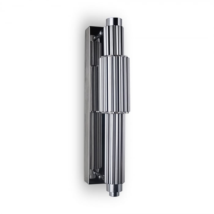 Aplica LED Verticale MOD308WL-L9CH3K, 8W, 800lm, lumina calda, IP20, crom+transparenta, Maytoni [2]