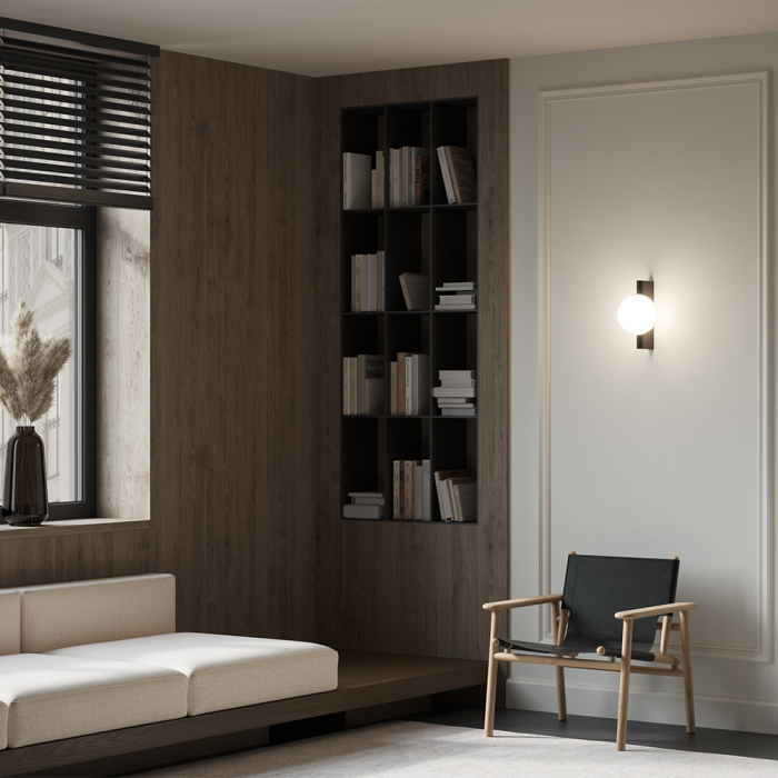 Aplica Avant-Garde MOD324WL-01B, 1xG9, neagra+alba, IP20, Maytoni [2]