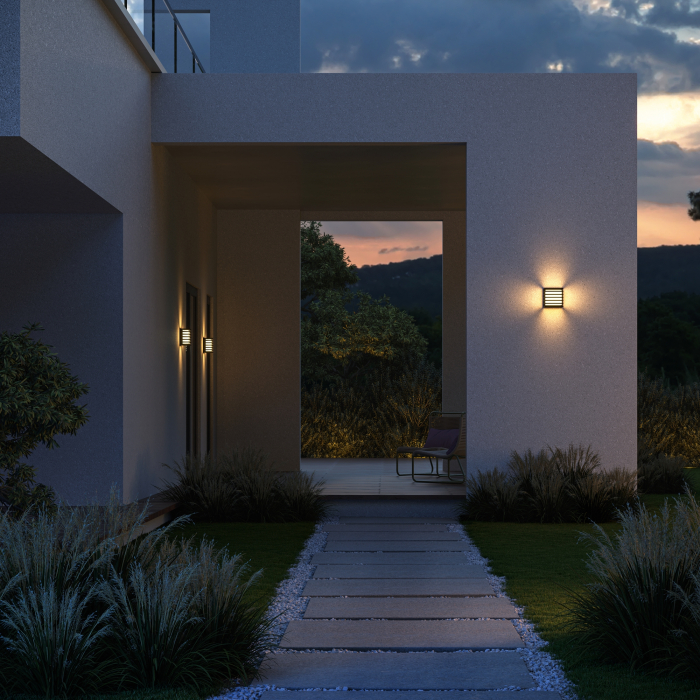 Aplica perete DOWNING STREET Negru 3000k O020WL-L10B3K Maytoni Outdoor [2]