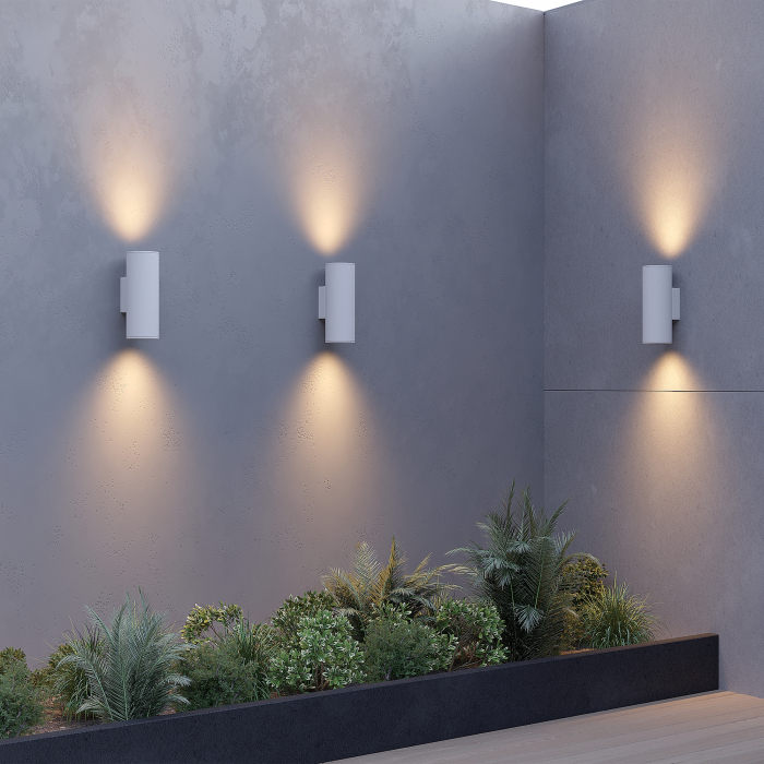 Aplica pentru exterior LED Shim O303WL-L24W3K, 24W, 1700lm, lumina calda, IP65, alba, Maytoni [2]