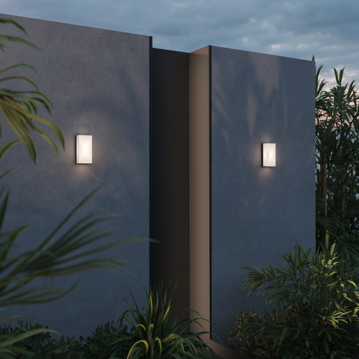 Aplica pentru exterior LED Badd O454WL-L10GF3K, 10W, 700lm, lumina calda, IP54, grafit, Maytoni [2]