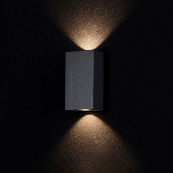 Aplica pentru exterior LED Times square O581WL-L6B, 6W, 480lm, lumina calda, IP54, neagra, Maytoni [2]