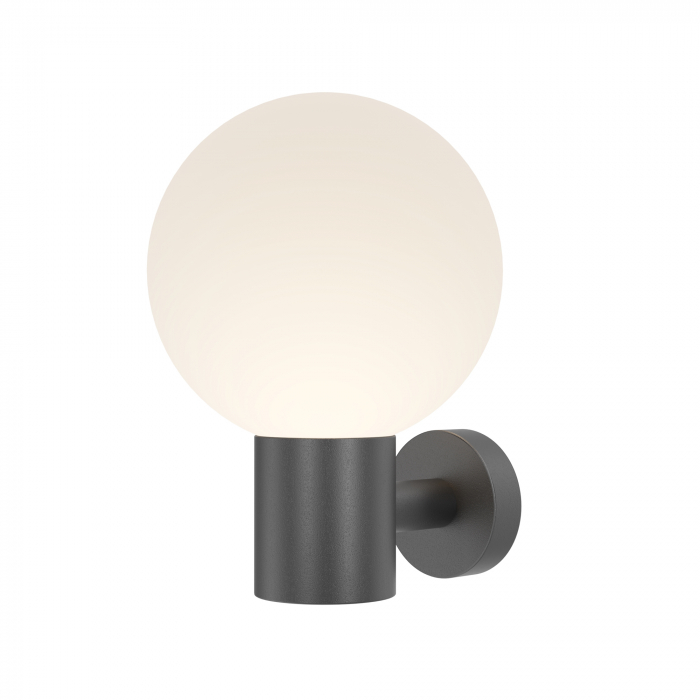Aplica pentru exterior Bold O598WL-01B, 1xE27, neagra+alba, IP54, Maytoni [1]