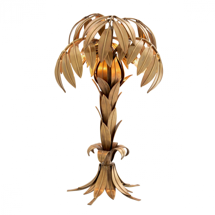   Lampă de masă Hollywood Palm cu finisaj din alamă vintage 112466 EICHHOLTZ [1]