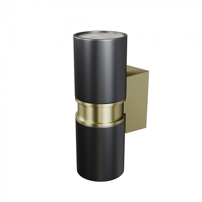 Aplica pentru exterior Bowery O582WL-02B, 2xGU10, neagra, IP54, Maytoni [1]