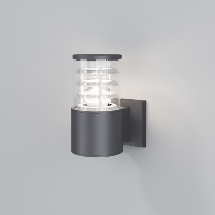 Aplica pentru exterior Bronx O576WL-01GR, 1xE27, gri, IP54, Maytoni [1]