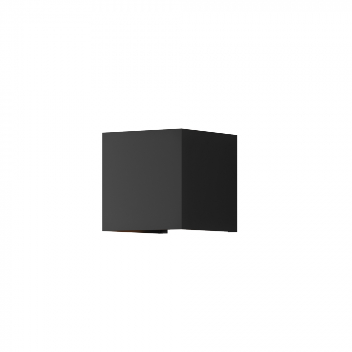 Aplica pentru exterior LED Fulton O572WL-L6B, 6W, 500lm, lumina calda, IP54, neagra, Maytoni [1]