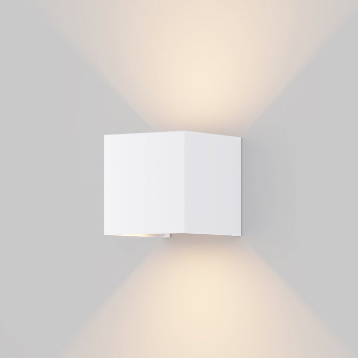 Aplica pentru exterior LED Fulton O572WL-L6W, 6W, 500lm, lumina neutra, IP54, alba, Maytoni [1]