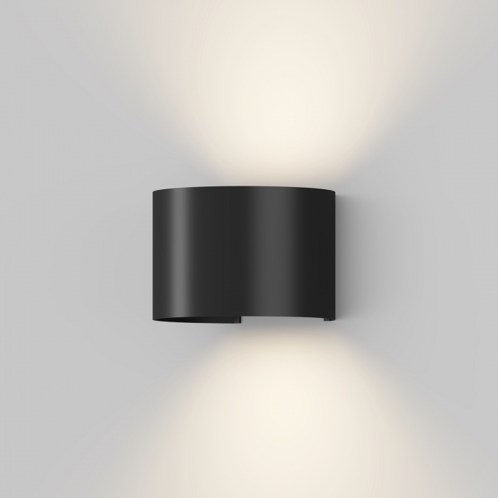 Aplica pentru exterior LED Fulton O573WL-L6B, 6W, 500lm, lumina neutra, IP54, neagra, Maytoni [1]