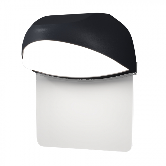 Aplica pentru exterior LED Gloss O447WL-L7GF3K, 7W, 500lm, lumina calda, IP65, grafit, Maytoni [1]