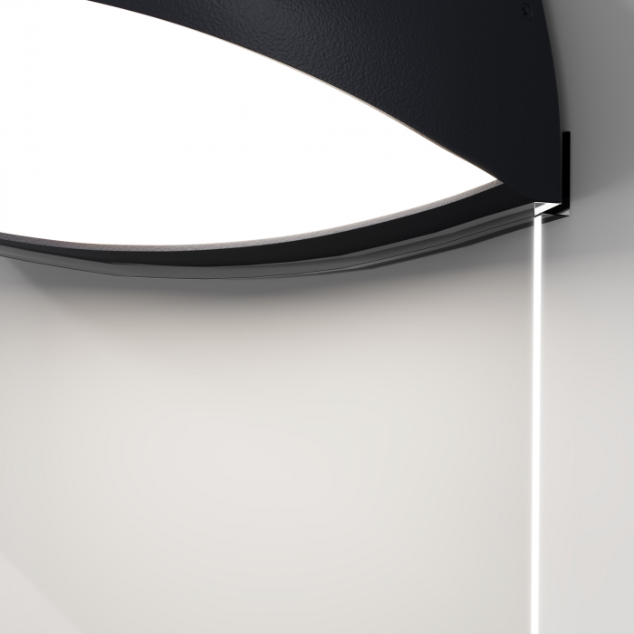 Aplica pentru exterior LED Gloss O447WL-L7GF3K, 7W, 500lm, lumina calda, IP65, grafit, Maytoni [3]