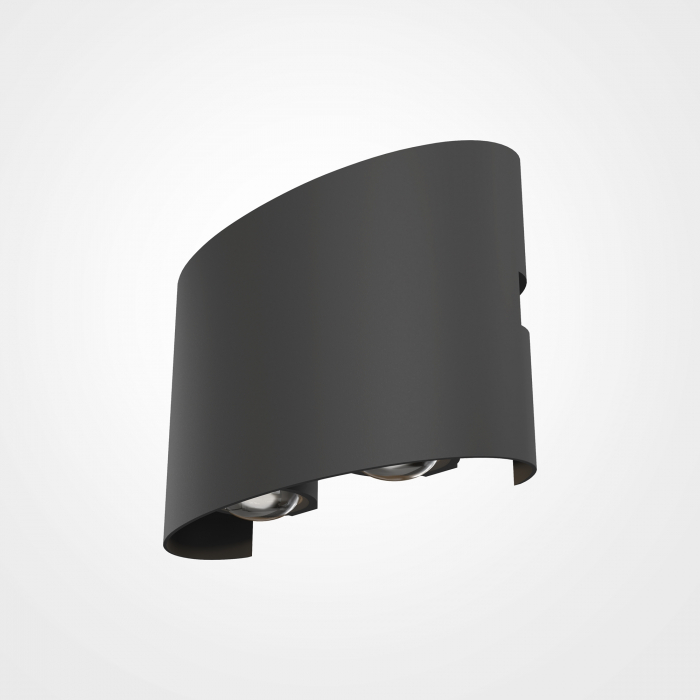 Aplica pentru exterior LED Strato O417WL-L4GR3K, 4W, 400lm, lumina calda, IP54, gri, Maytoni [1]