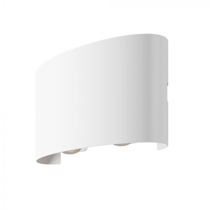 Aplica pentru exterior LED Strato O417WL-L4W3K, 4W, 400lm, lumina calda, IP54, alba, Maytoni [1]
