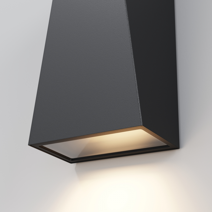 Aplica pentru exterior LED Times square O580WL-L6B, 6W, 380lm, lumina calda, IP54, neagra, Maytoni [4]