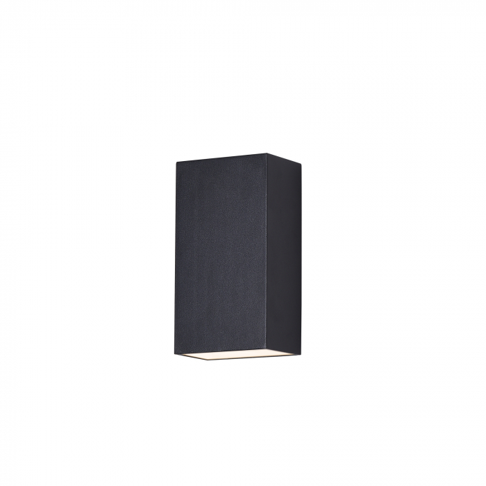 Aplica pentru exterior LED Times square O581WL-L6B, 6W, 480lm, lumina calda, IP54, neagra, Maytoni [1]