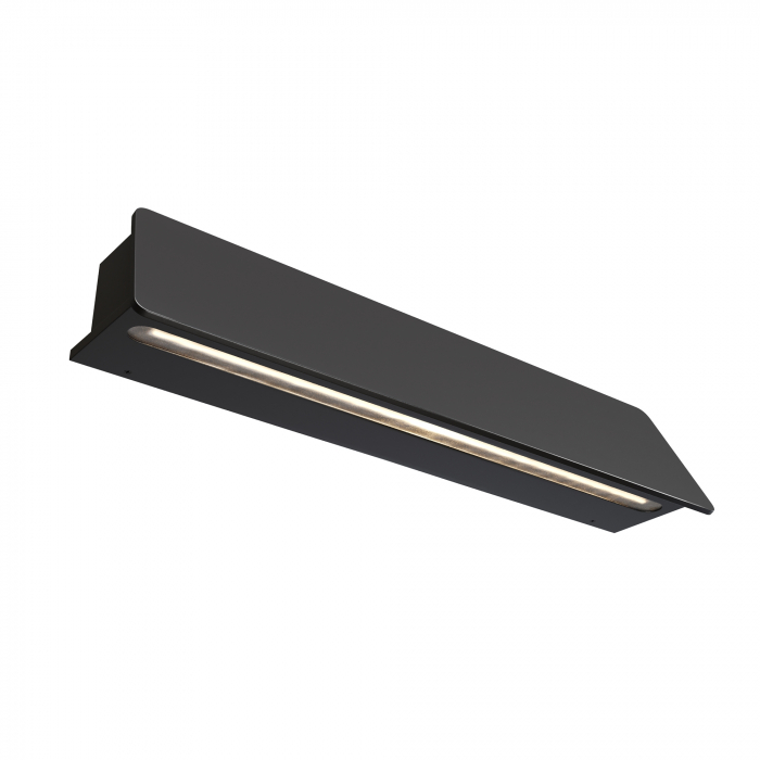 Aplica pentru exterior LED Trupp O429WL-L10GF3K, 10W, 800lm, lumina calda, IP54, grafit, Maytoni [1]