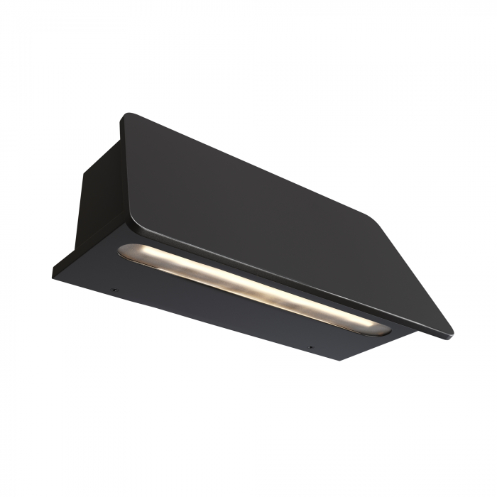 Aplica pentru exterior LED Trupp O429WL-L6GF3K, 6W, 400lm, lumina calda, IP54, grafit, Maytoni [1]