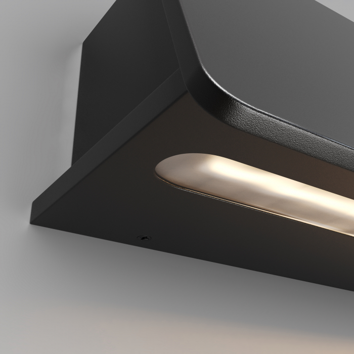 Aplica pentru exterior LED Trupp O429WL-L6GF3K, 6W, 400lm, lumina calda, IP54, grafit, Maytoni [3]