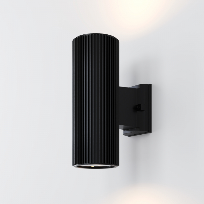 Aplica pentru exterior Rando O419WL-02B, 2xE27, neagra, IP54, Maytoni [1]