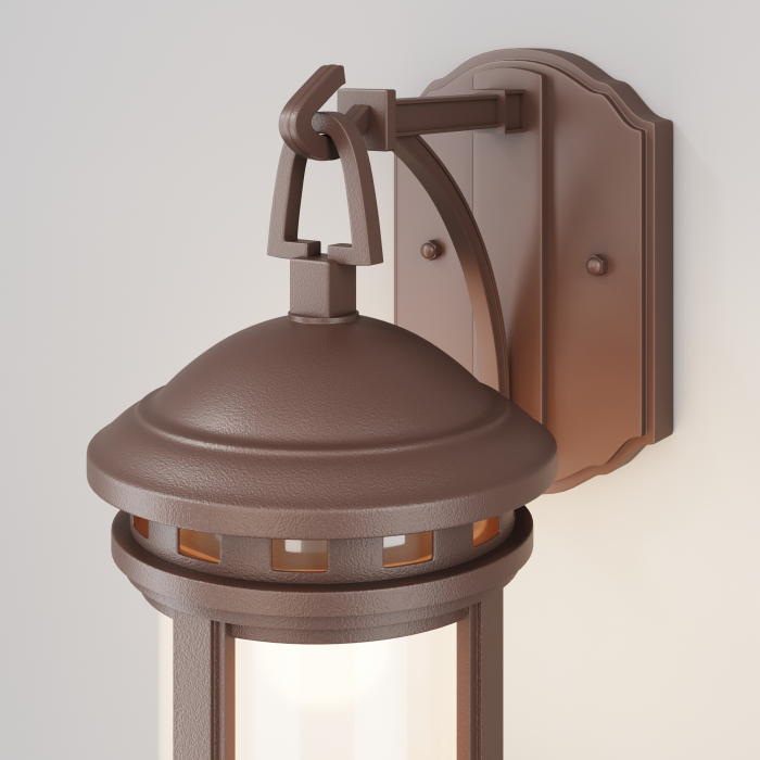 Aplica pentru exterior Salamanca O031WL-01BR, 1xE27, maro, IP44, Maytoni [3]