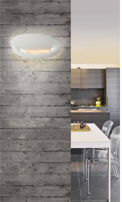 Aplica perete alb satinat iluminare LED Igna 30x15 cm, design modern, AZ 1701 - Azzardo [2]