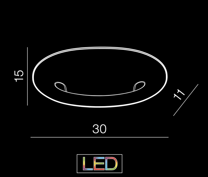 Aplica perete alb satinat iluminare LED Igna 30x15 cm, design modern, AZ 1701 - Azzardo [3]