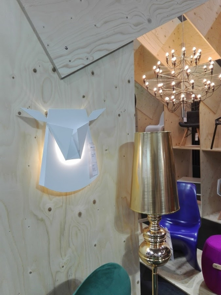 Aplica perete alba Deer, design minimalist in forma de caprioara, iluminare LED, JD8608.WHITE - King [9]