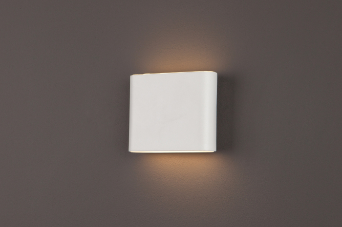 Aplica perete alba LED Peter 11,5x9 cm cu iluminare dubla, W0200 - Maxlight [2]