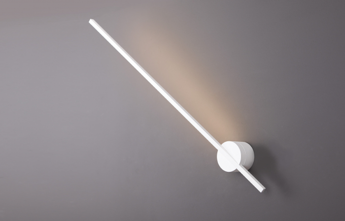 Aplica perete alba/neagra iluminare LED Risela 8x15x79 cm metal/acril IP44, W0212 - Maxlight [3]