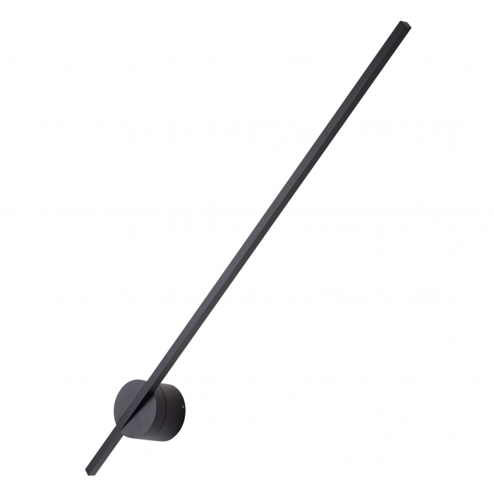 Aplica perete alba/neagra iluminare LED Risela 8x15x79 cm metal/acril IP44, W0212 - Maxlight [2]