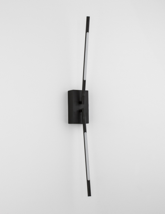 Aplica perete aurie/neagra rotativa Rocco 74 cm stil minimalist, iluminare LED, 9180723 - Novaluce [4]