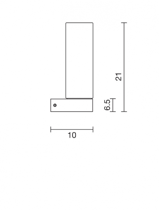 Aplica perete baie alba Cali, 21/21,5 cm, din sticla, baza metal, IP44, 6310542 - Novaluce [6]