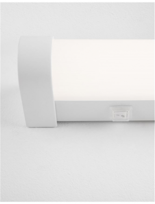Aplica perete baie LED alba liniara Praka, diverse dimensiuni, din acril, IP44, 9600461 - Novaluce [2]