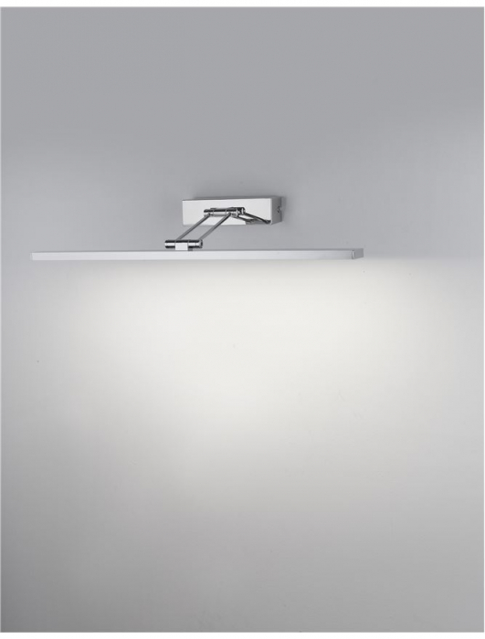 Aplica perete baie LED crom liniara Odin, 57/63 cm, din metal, IP44, 8141291 - Novaluce [6]