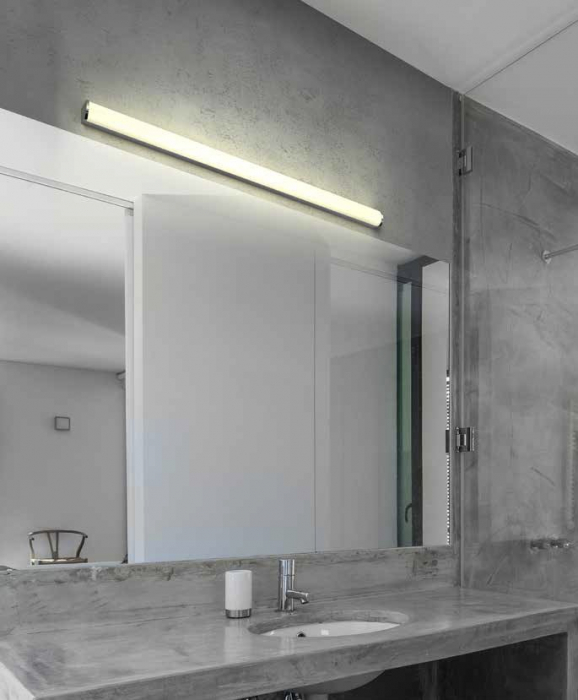 Aplica perete baie LED model liniar Hemma 60/90/120 cm, IP44, design modern, AZ 2471 - Azzardo [2]