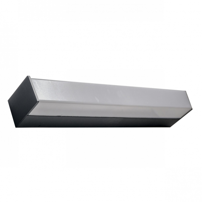 Aplica perete baie LED tub patrat Ikai 60/90/120 cm, suport crom/negru mat, IP44, AZ 2088 - Azzardo [4]